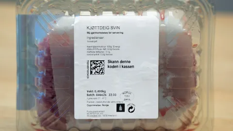 Jauhelihapaketissa on GS1 2D-koodi