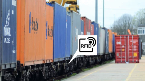 Ratakalustoa ja RFID