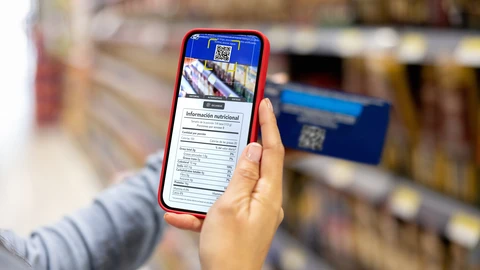 Tuotteen ravintosisältötiedot GS1 2D-koodia skannaamalla