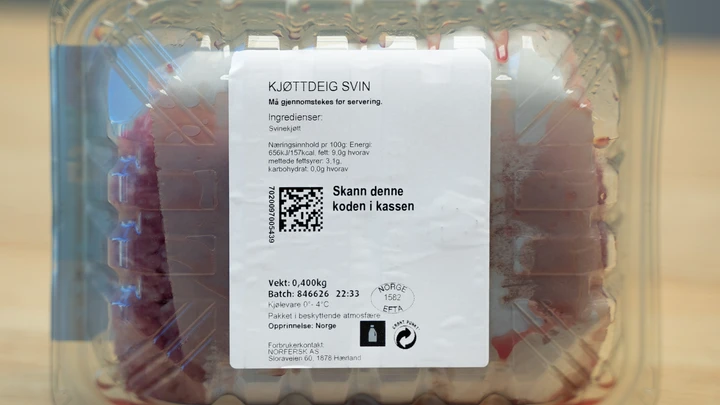 Jauhelihapaketissa on GS1 2D-koodi