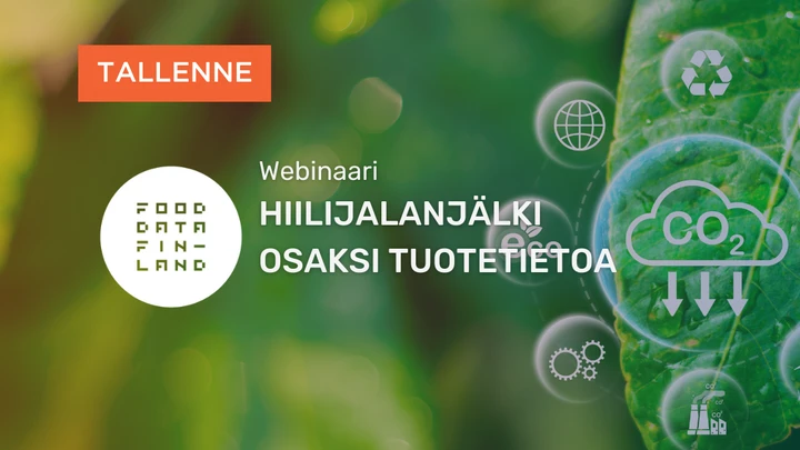 Hiilijalanjälki osaksi tuotetietoa