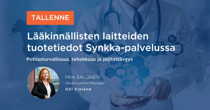 lääkinnällisyen laitteiden tuotetiedot synkka-palvelussa