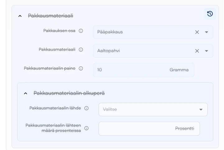 Kuvakaappaus poistettu tieto