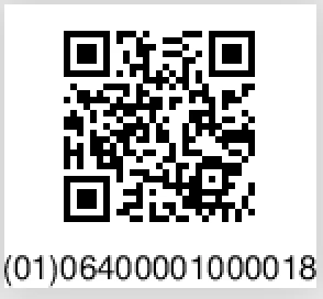 GTIN-koodi GS1 2D-koodin alla